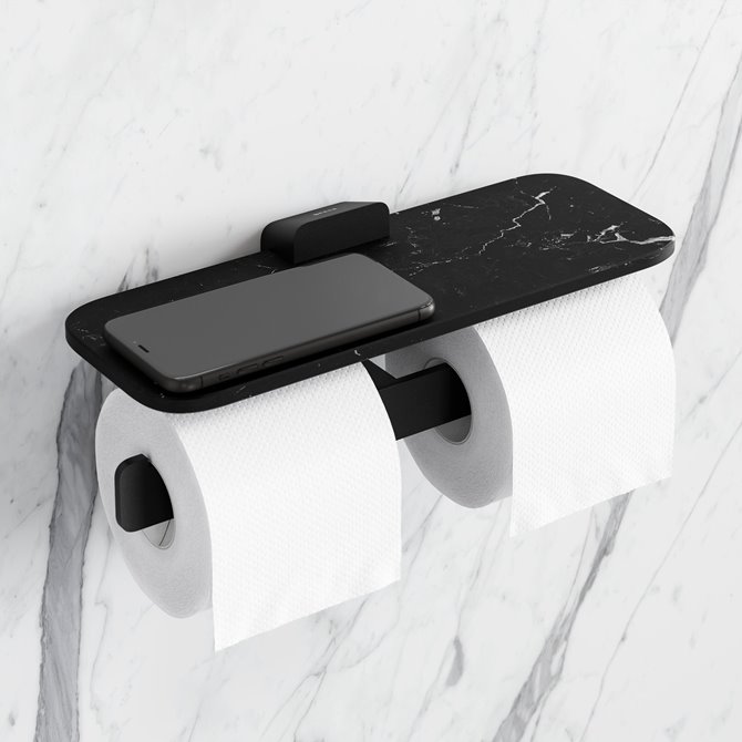 Marble effect kitchen online roll holder